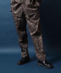 ANPAS | MADE IN JAPAN Paisley Pattern Print Crease Wide Pants/日本製 ペイズリー センタープリーツ ワイドパンツ セットアップ対応(その他パンツ)