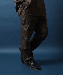 MADE IN JAPAN Paisley Pattern Print Crease Wide Pants/日本製 ペイズリー センタープリーツ ワイドパンツ セットアップ対応