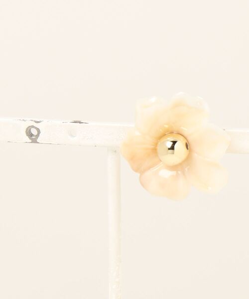 flower（フラワー）の「ピュアブルームピアス（ピアス（片耳用）・レディース・ピンク/アイボリー・FREE）」の6枚目の写真