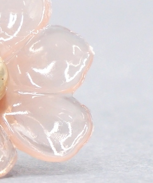 flower（フラワー）の「ピュアブルームピアス（ピアス（片耳用）・レディース・ピンク/アイボリー・FREE）」の16枚目の写真