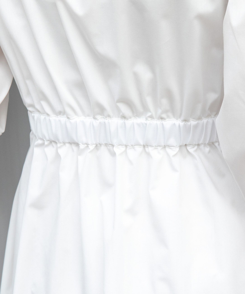 NARACAMICIE（ナラカミーチェ）の「バンドカラーワンピース（ワンピース・レディース・ホワイト・M）」の10枚目の写真