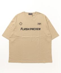 FLASH PACKER コットン・オーバーサイズTシャツ