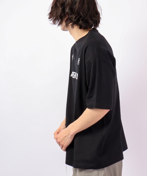 FLASH PACKER(フラッシュパッカー)の「FLASH PACKER コットン・オーバーサイズTシャツ(Tシャツ/カットソー・メンズ・ブラック/ホワイト/カーキ・XL/L/M)」の9枚目の写真