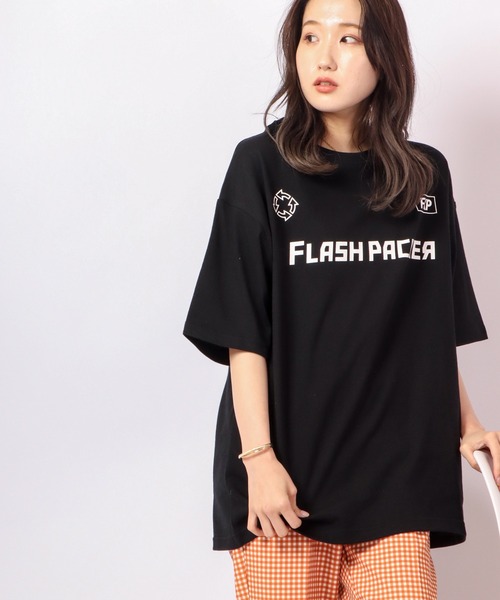 FLASH PACKER(フラッシュパッカー)の「FLASH PACKER コットン・オーバーサイズTシャツ(Tシャツ/カットソー・メンズ・ブラック/ホワイト/カーキ・XL/L/M)」の13枚目の写真