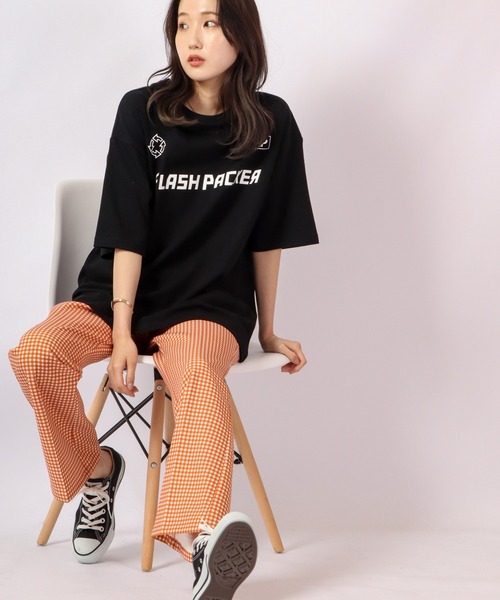 FLASH PACKER(フラッシュパッカー)の「FLASH PACKER コットン・オーバーサイズTシャツ(Tシャツ/カットソー・メンズ・ブラック/ホワイト/カーキ・XL/L/M)」の15枚目の写真