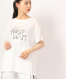 DIMENSIONE danza（ディメンシオーネ ダンツァ）の「メッセージプリントTシャツ（Tシャツ/カットソー）」