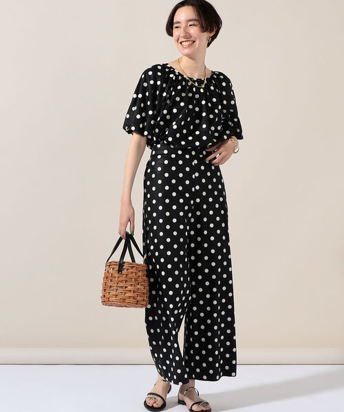 NOLLEY’S(ノーリーズ)の「【別注】リネンレーヨンボリューム袖ブラウス(シャツ/ブラウス・レディース・ブラック系その他/ベージュ系その他・FREE)」の3枚目の写真
