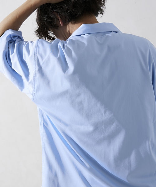 ジャーナルスタンダード オープンカラーシャツ 長袖シャツ JOURNAL STANDARD シャツ 「ZOZO限定」Open Collar satin SH