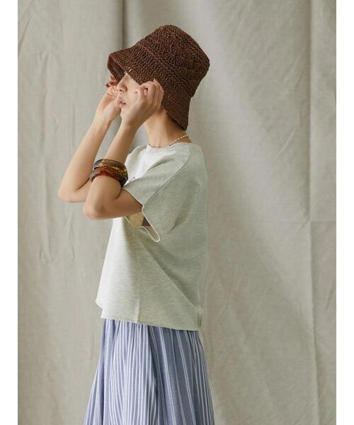 AMERICAN HOLIC（アメリカンホリック）の「フレンチスリーブ裏毛ロゴプルオーバー1（Tシャツ/カットソー・レディース・ホワイト系その他・M/L）」の18枚目の写真