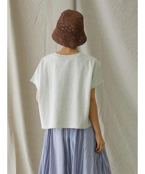 AMERICAN HOLIC（アメリカンホリック）の「フレンチスリーブ裏毛ロゴプルオーバー1（Tシャツ/カットソー・レディース・ホワイト系その他・M/L）」の17枚目の写真