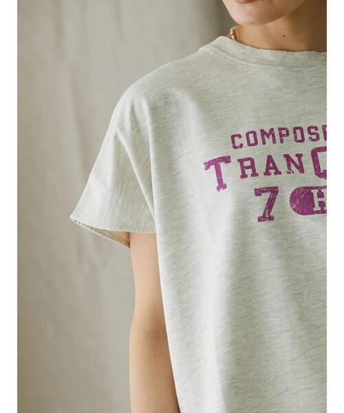 AMERICAN HOLIC（アメリカンホリック）の「フレンチスリーブ裏毛ロゴプルオーバー1（Tシャツ/カットソー・レディース・ホワイト系その他・M/L）」の14枚目の写真