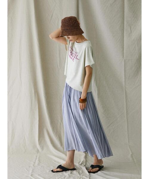 AMERICAN HOLIC（アメリカンホリック）の「フレンチスリーブ裏毛ロゴプルオーバー1（Tシャツ/カットソー・レディース・ホワイト系その他・M/L）」の11枚目の写真