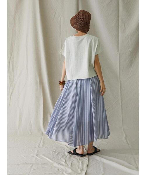 AMERICAN HOLIC（アメリカンホリック）の「フレンチスリーブ裏毛ロゴプルオーバー1（Tシャツ/カットソー・レディース・ホワイト系その他・M/L）」の10枚目の写真