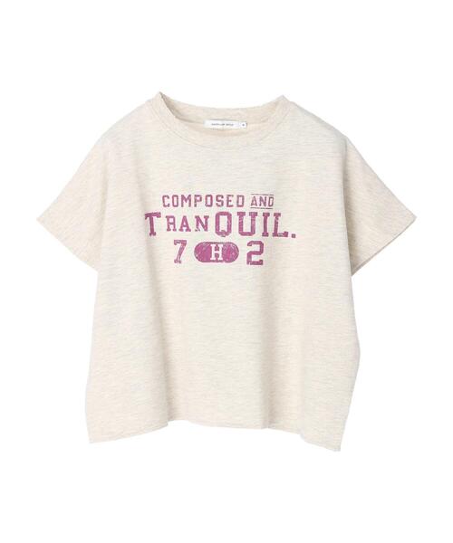 AMERICAN HOLIC（アメリカンホリック）の「フレンチスリーブ裏毛ロゴプルオーバー1（Tシャツ/カットソー・レディース・ホワイト系その他・M/L）」の9枚目の写真