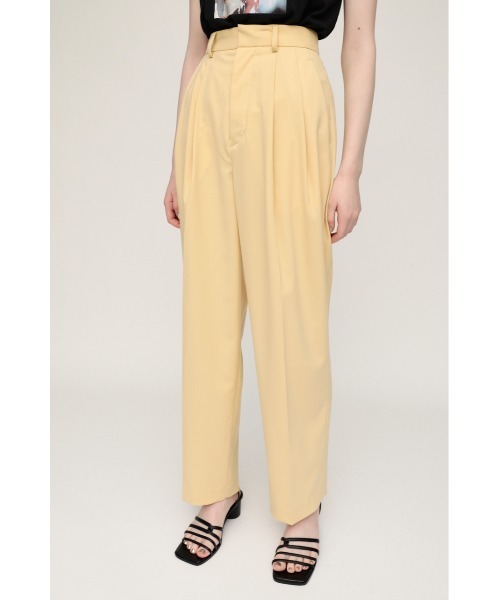 SLY（スライ）の「RELAX LOOSE SLACKS リラックス ルーズ スラックス（スラックス・レディース・ベージュ/イエロー/ライトブラック・1/0）」の19枚目の写真