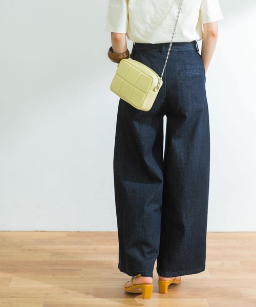 URBAN RESEARCH（アーバンリサーチ）の「バギーデニムパンツ（デニムパンツ・レディース・ホワイト/インディゴブルー・38/36）」の9枚目の写真