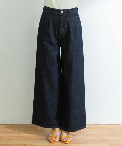 URBAN RESEARCH（アーバンリサーチ）の「バギーデニムパンツ（デニムパンツ・レディース・ホワイト/インディゴブルー・38/36）」の18枚目の写真