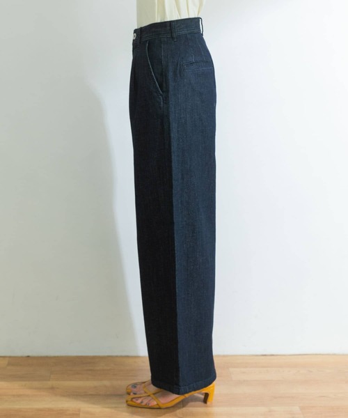 URBAN RESEARCH（アーバンリサーチ）の「バギーデニムパンツ（デニムパンツ・レディース・ホワイト/インディゴブルー・38/36）」の19枚目の写真