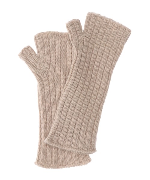 WILLIAM BRUNTON（ウィリアムブラントン）の「【William Brunton（ウイリアムブラントン）】3ply RIB WRIST WARMER（手袋・レディース・チャコールグレー/ベージュ/グレー/オレンジ・FREE）」の8枚目の写真