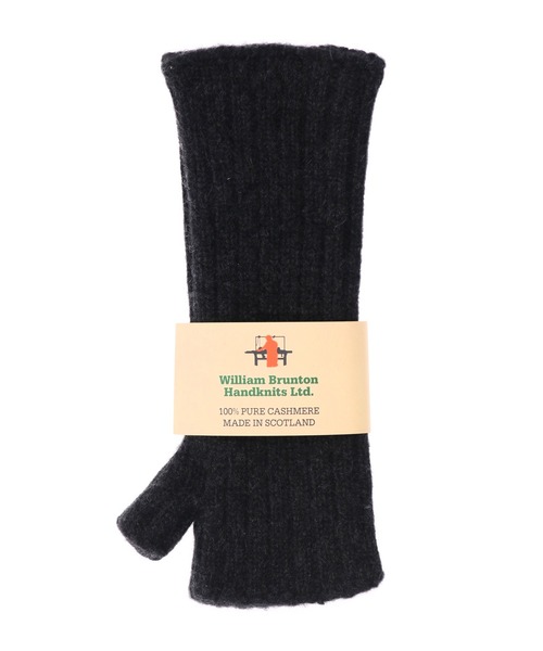 WILLIAM BRUNTON（ウィリアムブラントン）の「【William Brunton（ウイリアムブラントン）】3ply RIB WRIST WARMER（手袋・レディース・チャコールグレー/ベージュ/グレー/オレンジ・FREE）」の10枚目の写真
