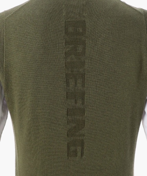 BRIEFING ブリーフィング シルク カシミヤ Vネックベスト ブラック S