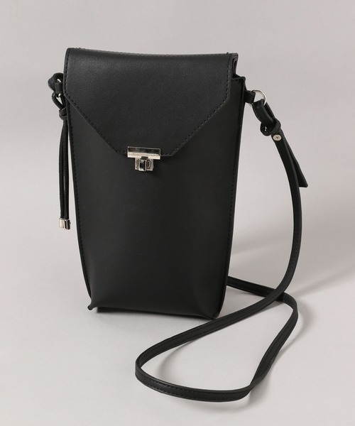 HARE（ハレ）の「メタルミニフラップBAG(HARE)（ショルダーバッグ・レディース・アイボリー/ブラック/ブラック系その他・FREE）」の14枚目の写真