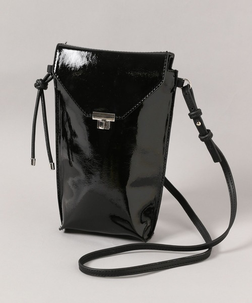 HARE（ハレ）の「メタルミニフラップBAG(HARE)（ショルダーバッグ・レディース・アイボリー/ブラック/ブラック系その他・FREE）」の15枚目の写真