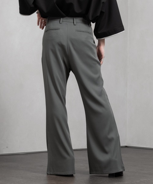 Adoon plain（アドーンプレーン）の「【Adoon plain】ワイドフレアパンツ（その他パンツ・メンズ・ブラック/グレー・MEDIUM/LARGE）」の17枚目の写真