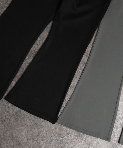 Adoon plain（アドーンプレーン）の「【Adoon plain】ワイドフレアパンツ（その他パンツ・メンズ・ブラック/グレー・MEDIUM/LARGE）」の21枚目の写真