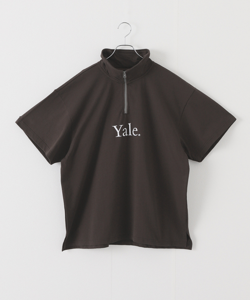 JOURNAL STANDARD(ジャーナルスタンダード)の「【YALE×JOURNAL STANDARD】別注 ハーフジップスウェット(Tシャツ/カットソー・メンズ・ネイビー/グレー/ブラック系その他・MEDIUM/LARGE)」の2枚目の写真