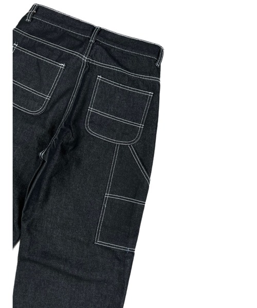 Chikashitsu +(チカシツプラス)の「【Chikashitsu +/チカシツプラス】stitch painter pants/ステッチパンツ デニムパンツ(その他パンツ・メンズ・ブラック・S/M)」の9枚目の写真