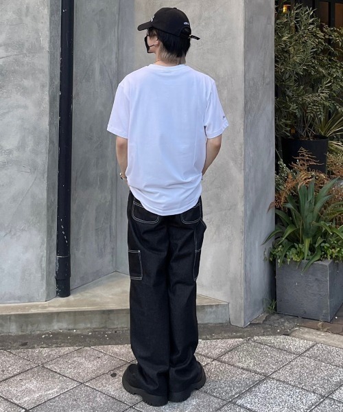 Chikashitsu +(チカシツプラス)の「【Chikashitsu +/チカシツプラス】stitch painter pants/ステッチパンツ デニムパンツ(その他パンツ・メンズ・ブラック・S/M)」の17枚目の写真