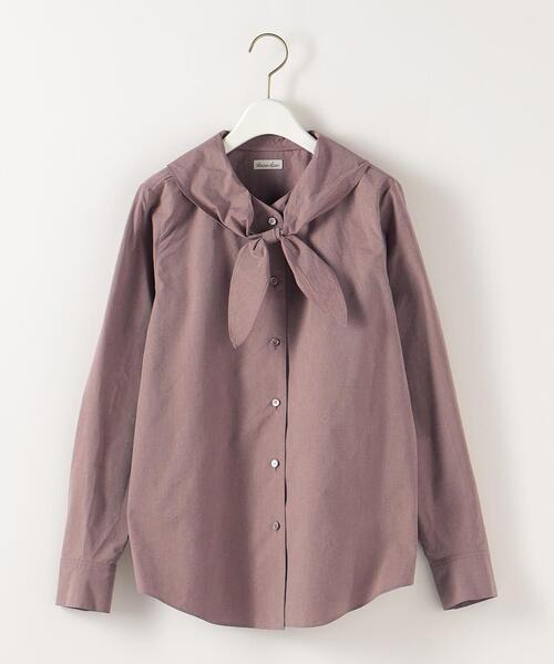 Steven Alan(スティーブンアラン)の「<Steven Alan>COTTON CHAMBRAY SCARF SHIRT/シャツ(シャツ/ブラウス・レディース・グレー/レッド・S/M)」の19枚目の写真