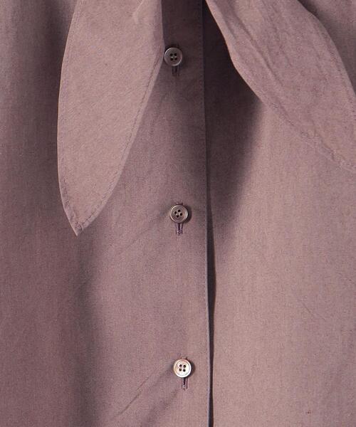Steven Alan(スティーブンアラン)の「<Steven Alan>COTTON CHAMBRAY SCARF SHIRT/シャツ(シャツ/ブラウス・レディース・グレー/レッド・S/M)」の20枚目の写真