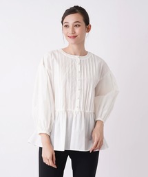 BEATRICE | 【BEATRICE】ペプラムタックブラウス(シャツ/ブラウス)