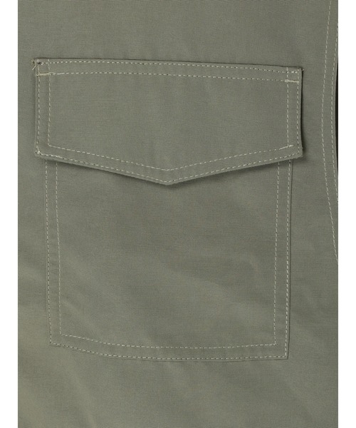 koe(コエ)の「スタンドカラーミリタリーベスト(ベスト・レディース・ブラック/カーキ・FREE)」の9枚目の写真