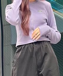 INGNI（イング）の「スナップボタンリブカーディガン（カーディガン/ボレロ）」