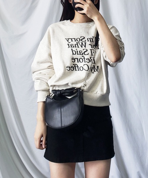 WOOYOUNGMI ロゴプリント トレーナー wooyoungmi-black-embroidered-