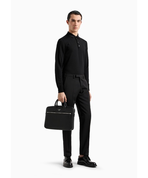 EMPORIO ARMANI（エンポリオアルマーニ）の「【エンポリオ アルマーニ】ASV ビジネスバッグ イーグルプレート付き（ビジネスバッグ・メンズ・ブラック系その他・FREE）」の7枚目の写真