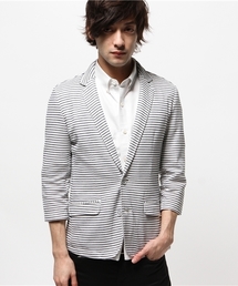 VENCEEXCHANGE | 鹿の子テーラード7分丈ジャケット        (テーラードジャケット)