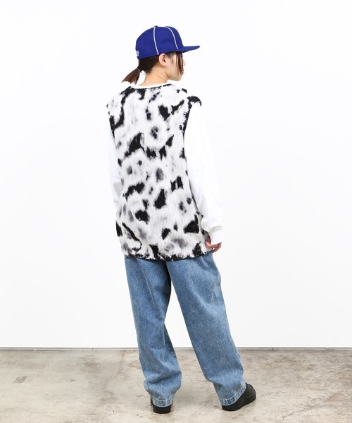HUF（ハフ）の「BAR LOGO TIE DYE VEST / HUF ニット ベスト（ニット 