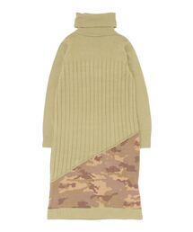AVIREX | TURTLE SWITCHING CANO KNIT ONEPIECE/ タートルスウィッチングカモニットワンピース(ワンピース)
