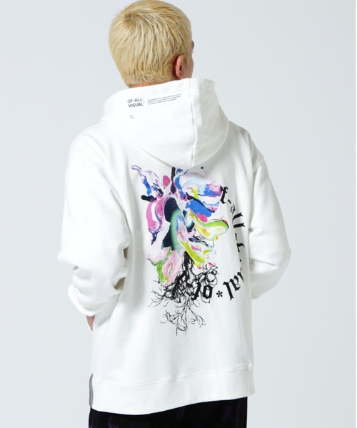 A4A(エーフォーエー) PAINT ZIP A4A（エーフォーエー）のパーカー「A4A(エーフォーエー) ZIP ペイントジップフーディー