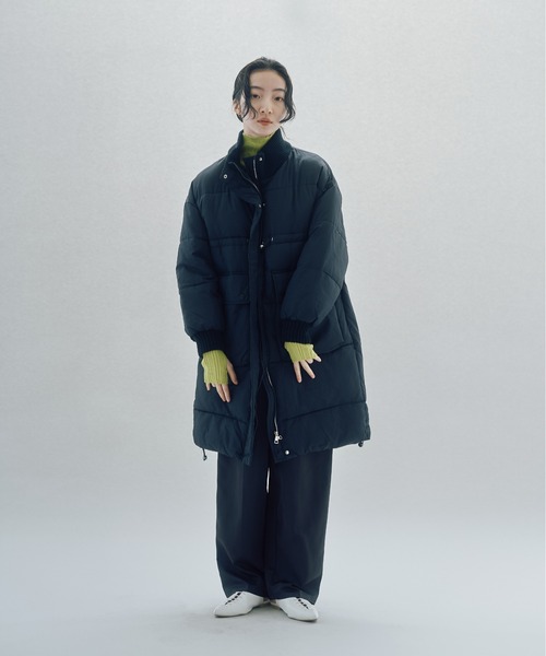 ◆関税込◆*TATRAS*直営店限定 WIDDIE ロング ダウン ジャケット ウエストドロストパテッドロングアウター（ダウンジャケット