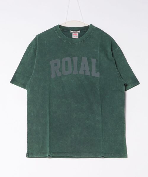roial(ロイアル)の「LOGO/ROIAL(ロイアル)半袖ロゴTシャツ(Tシャツ/カットソー・メンズ・ブラック/ネイビー/グリーン・LARGE/MEDIUM/X-LARGE)」の2枚目の写真