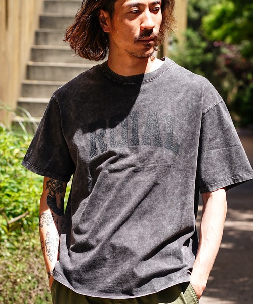 roial(ロイアル)の「LOGO/ROIAL(ロイアル)半袖ロゴTシャツ(Tシャツ/カットソー・メンズ・ブラック/ネイビー/グリーン・LARGE/MEDIUM/X-LARGE)」の21枚目の写真