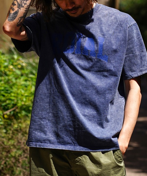 roial(ロイアル)の「LOGO/ROIAL(ロイアル)半袖ロゴTシャツ(Tシャツ/カットソー・メンズ・ブラック/ネイビー/グリーン・LARGE/MEDIUM/X-LARGE)」の10枚目の写真