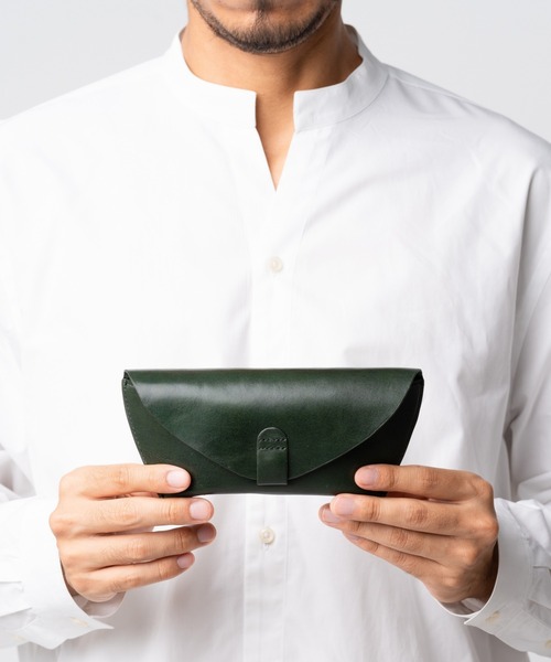 MARA 牛本革 フルグレイン オイルド プルアップレザー メガネケース MARA 牛本革 フルグレイン オイルド プルアップレザー メガネケース