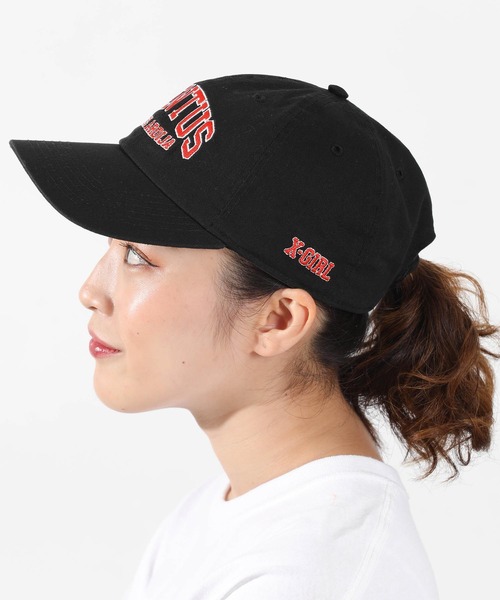 X-girl（エックスガール）の「WEリーグ|O AV COLLEGE LOGO CAP