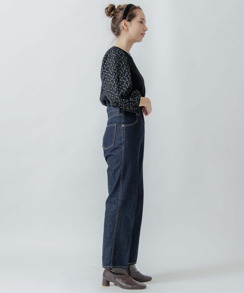 flower（フラワー）の「ウィンターブルームトップ（Tシャツ/カットソー・レディース・ブラック/アイボリー・FREE）」の12枚目の写真